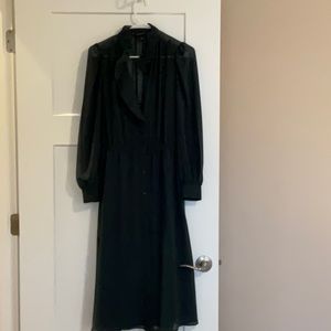 Banana Republic Forest Green Maxi Dress